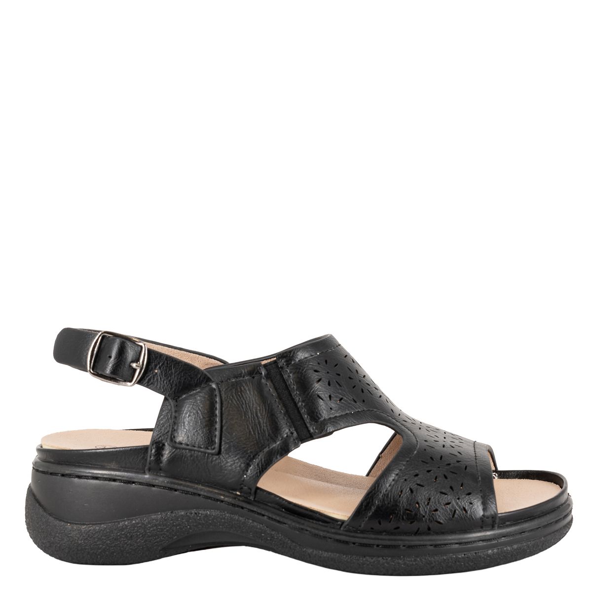 PASSER - Sandalia Mujer Negro Sagar Passer