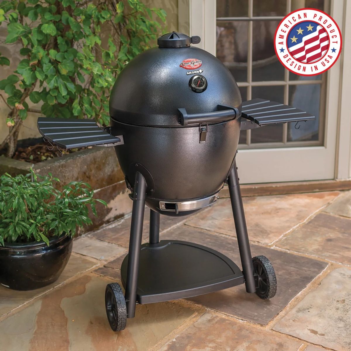 CHAR GRILLER - Parrilla Kamado a carbón Char Griller modelo Akorn de 20 pulgadas