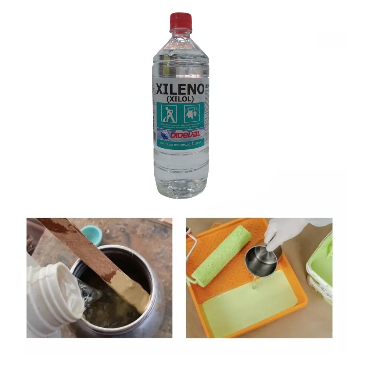 DIDEVAL - Xileno Xilol 1lt Diluyente Profesional