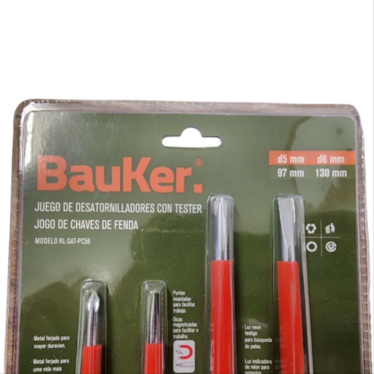 SCHNEIDER - Probador corriente 185mm cabeza plana 4mm