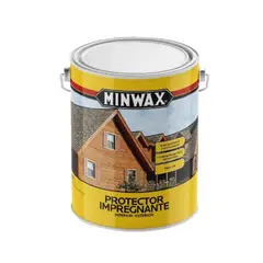 MINWAX - Protector para madera Woodstain satín base agua caoba 1 gal