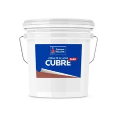 SHERWIN WILLIAMS - Esmalte al agua Cubre más satín blanco 4 gal