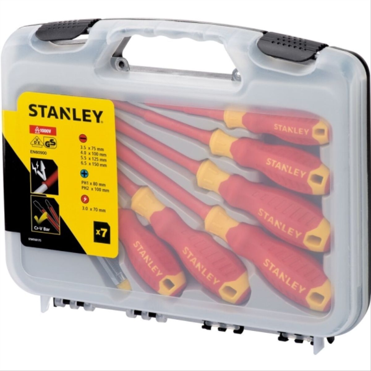 STANLEY - Set atornilladores + probador 7 piezas stmt60175-la