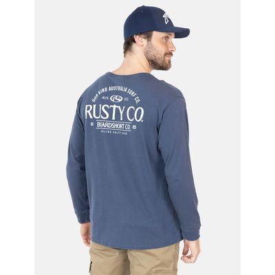 Imagen 2 del producto Polera ML Clip Azul Hombre