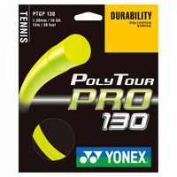CUERDA DE TENIS POLYTOUR PRO 16L/1.30MM AMARILLO 12 MT