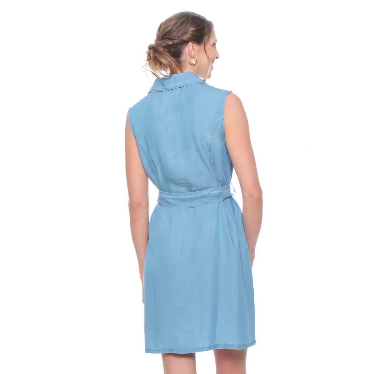 WADOS - VESTIDO SIN MANGA LIOCELL CON LAZO EN CINTURA