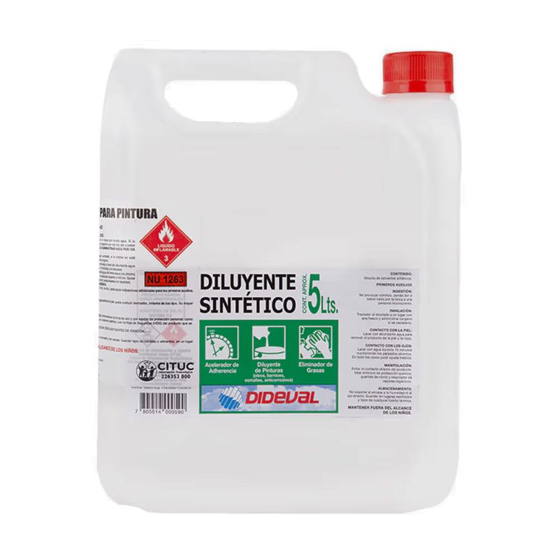 DIDEVAL - Diluyente Sintético Dideval 5 Lts