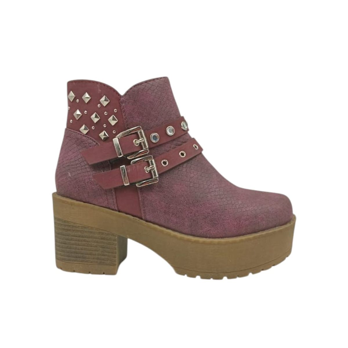 HERIEL - Botín Rojo Taco Mujer