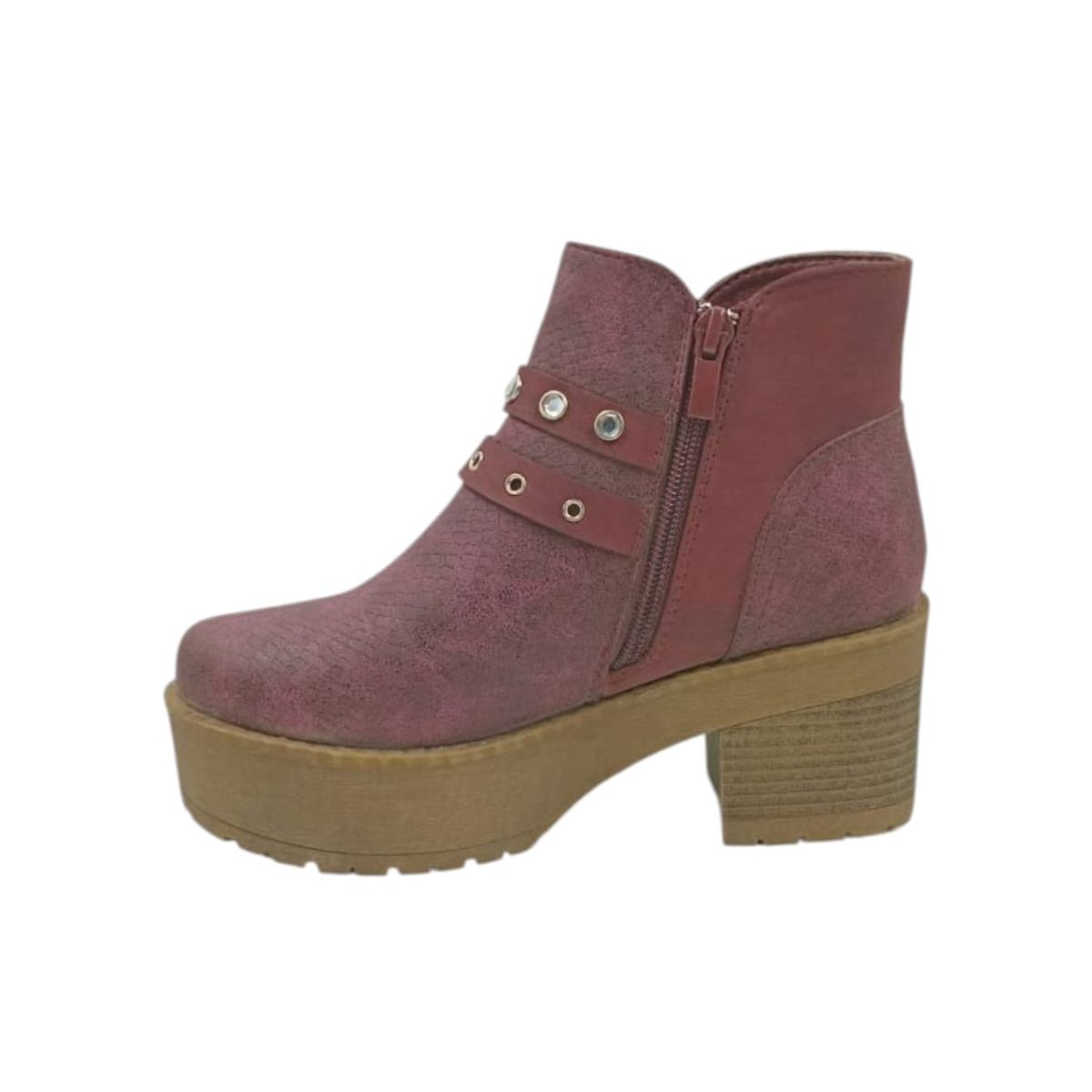 HERIEL - Botín Rojo Taco Mujer