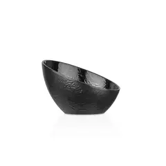 GENERICO - BOWL MELAMINA BORDE CASCADA NEGRO 135 X 125 CM LINEA TILDA