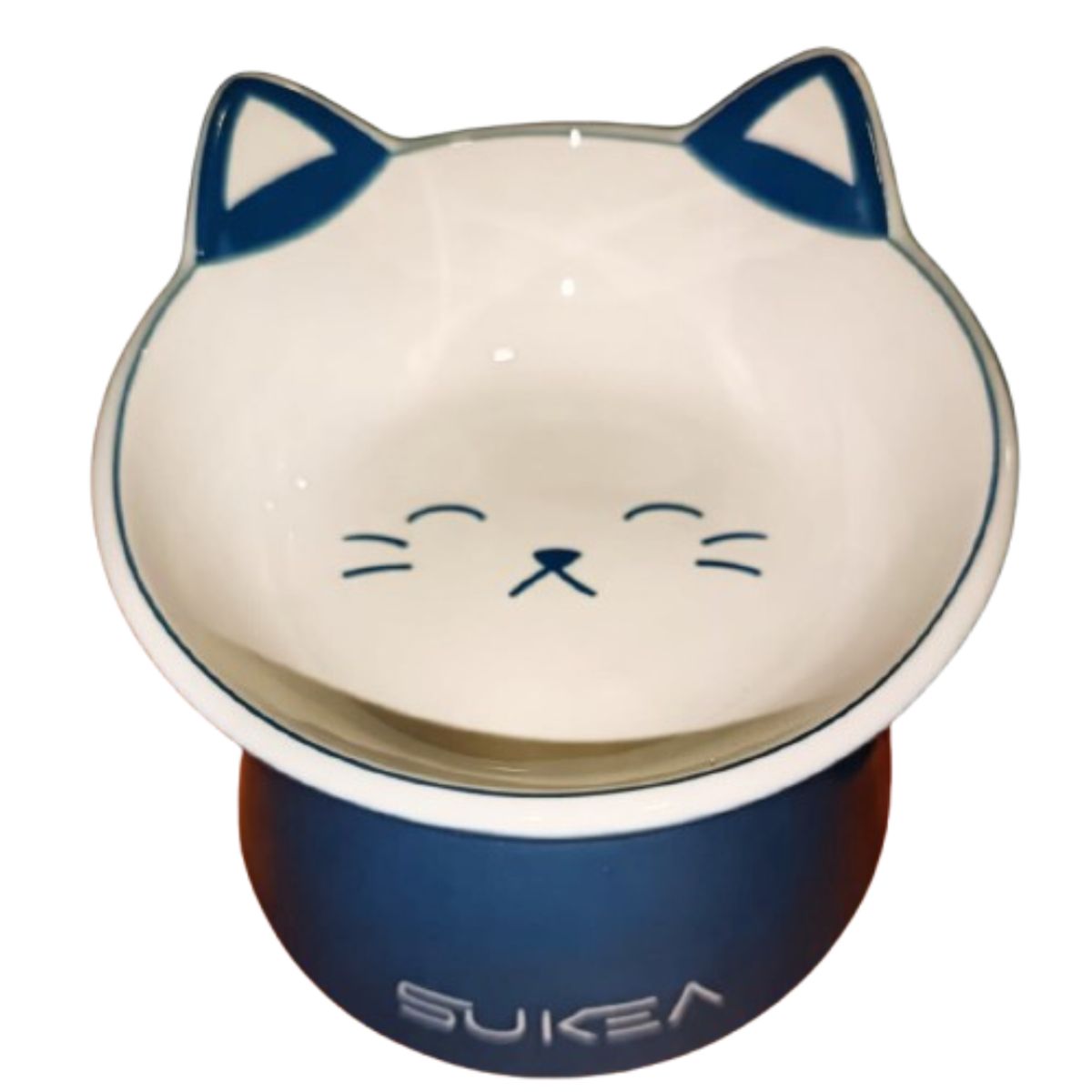 SUKEA - Plato De Ceramica Para Mascotas Perro Gato Con Detalles