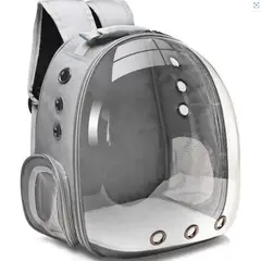 GENERICO - Mochila Para Gatos Transportador Portátil Gris