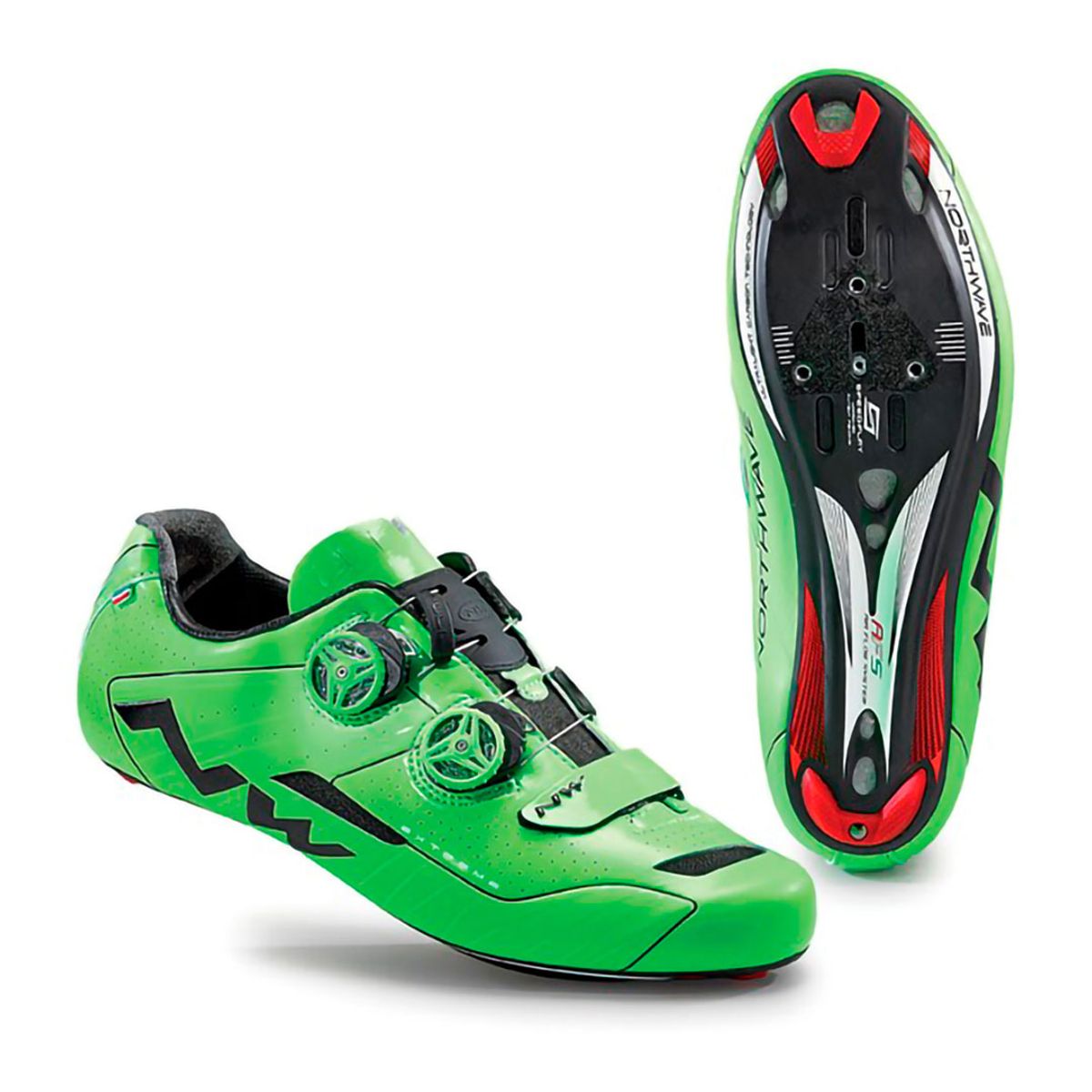 360 - Zapatilla Ciclismo Ruta Northwave® Extreme Green