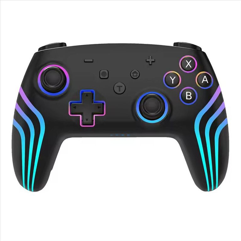 CORRERREY Controlador Inalámbrico Nintendo Switch 6 Ejes Joystick 3d Rgb