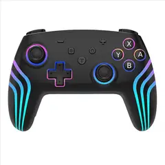 CORRERREY - Controlador Inalámbrico Nintendo Switch 6 Ejes Joystick 3d Rgb