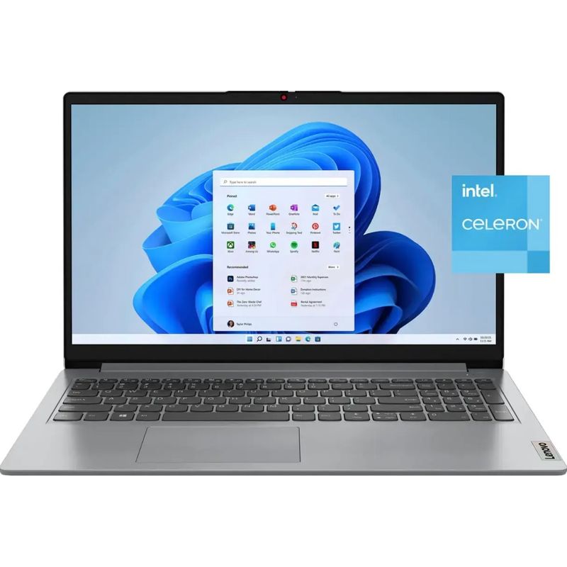 LENOVO - Notebook Lenovo IdeaPad 1 15.6" HD Celeron N4500 4GB RAM 128GB eMMC