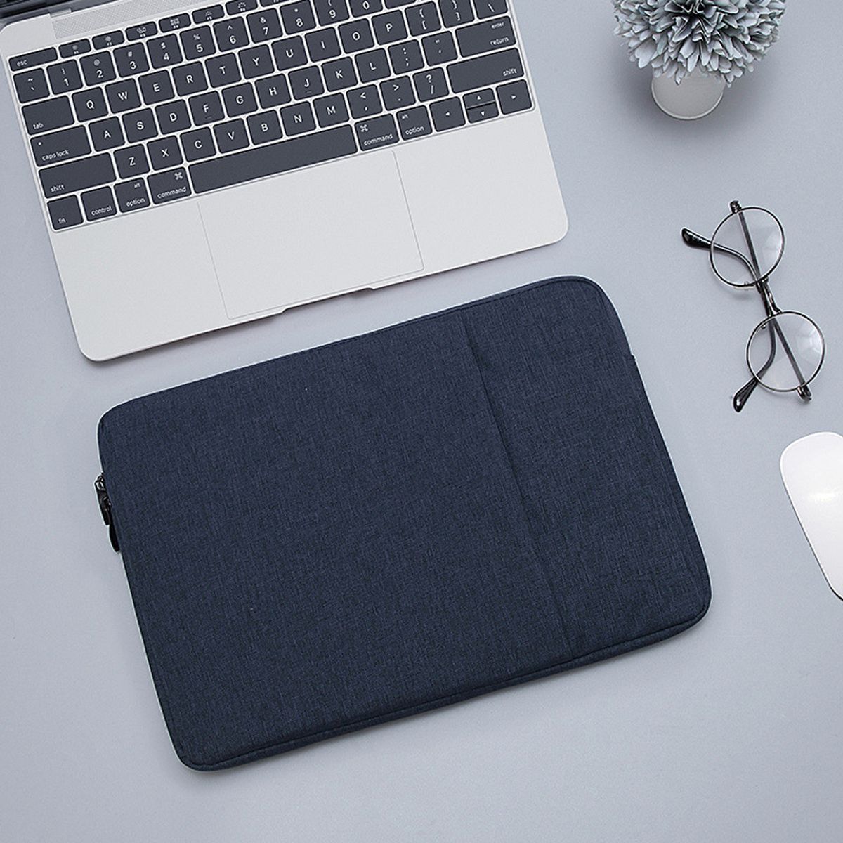 GENERICO - Funda Bolso Impermeable Para Macbook, Notebook y Tablet 15,6 - Azul O.