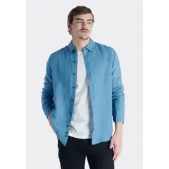 NIMTU - Camisa Tara Outdoor Azul