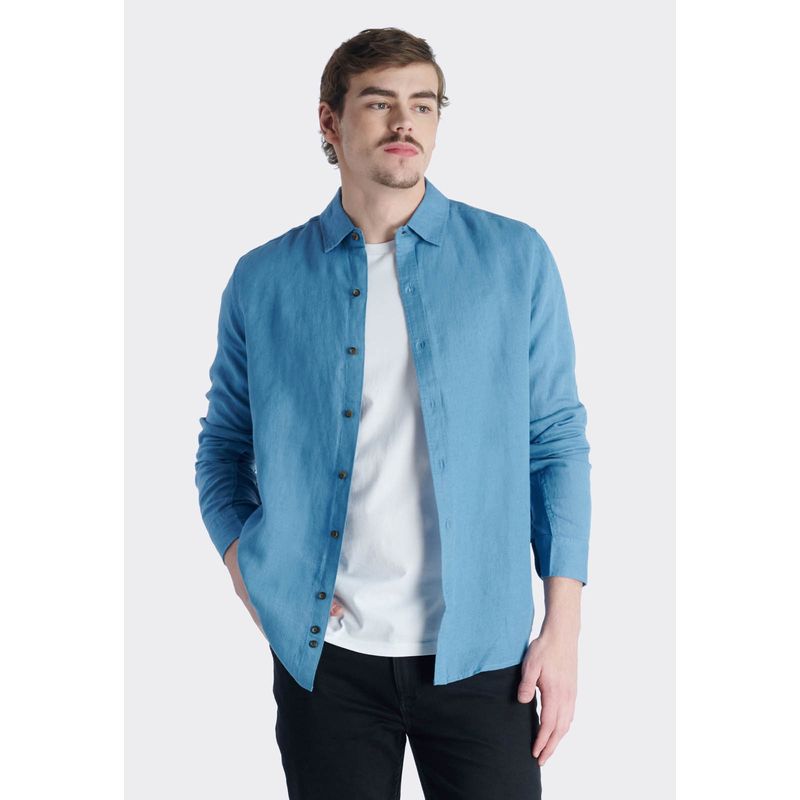 NIMTU - Camisa Tara Outdoor Azul Nimtu