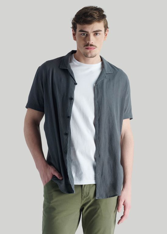 NIMTU Camisa Chena Nt Gris