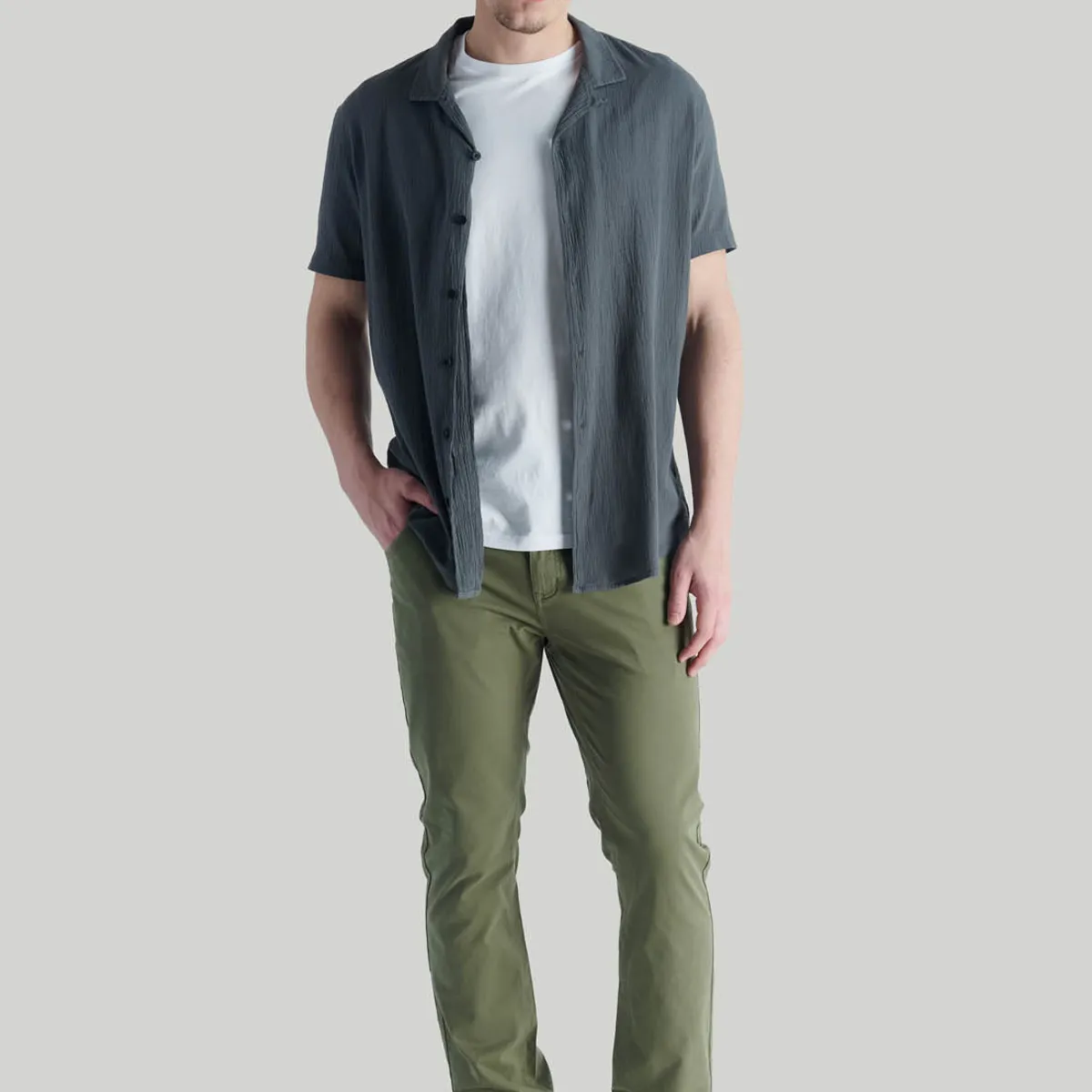 NIMTU - Camisa Chena Nt Gris Nimtu