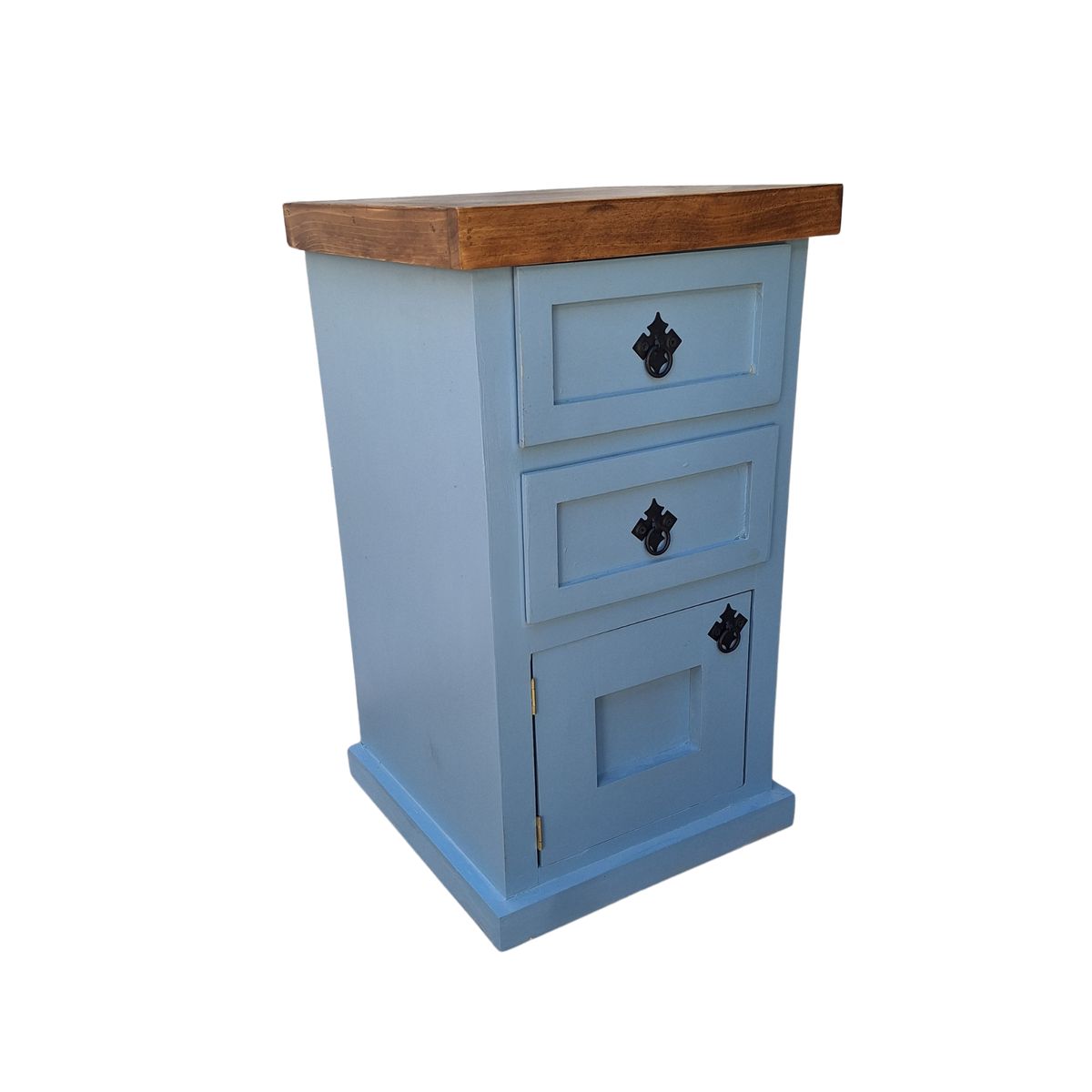 CASAHOGGAR - Velador Rustico Pack Consenza Celeste