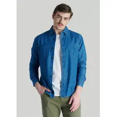 NIMTU - Camisa Peumo Outdoor Azul