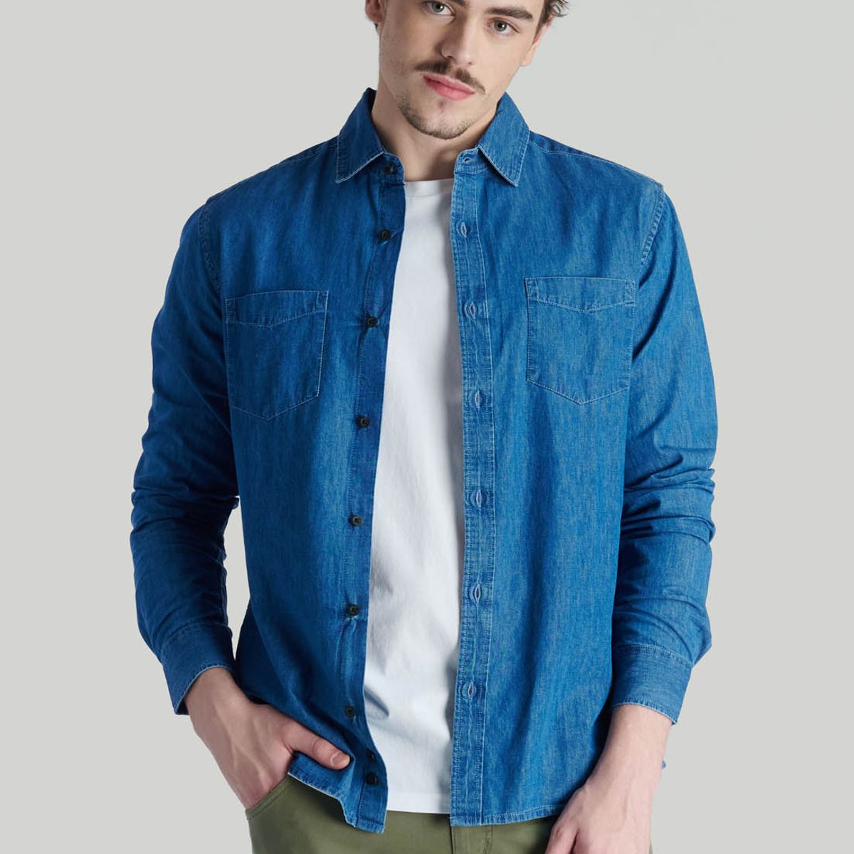 NIMTU - Camisa Peumo Outdoor Azul Nimtu