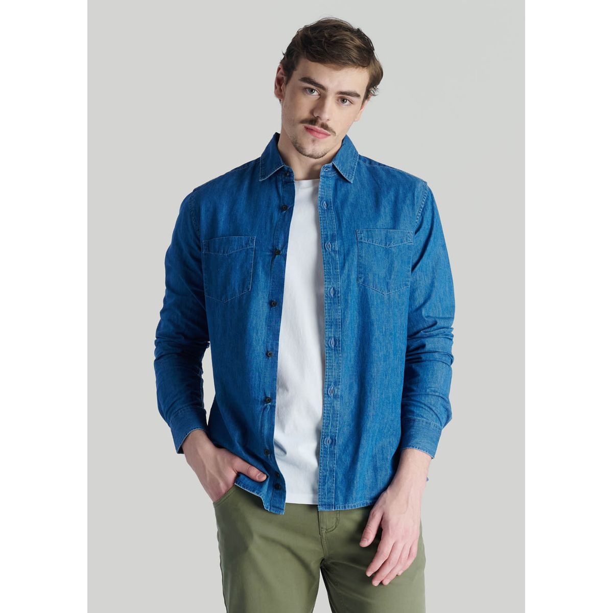 NIMTU - Camisa Peumo Outdoor Azul Nimtu