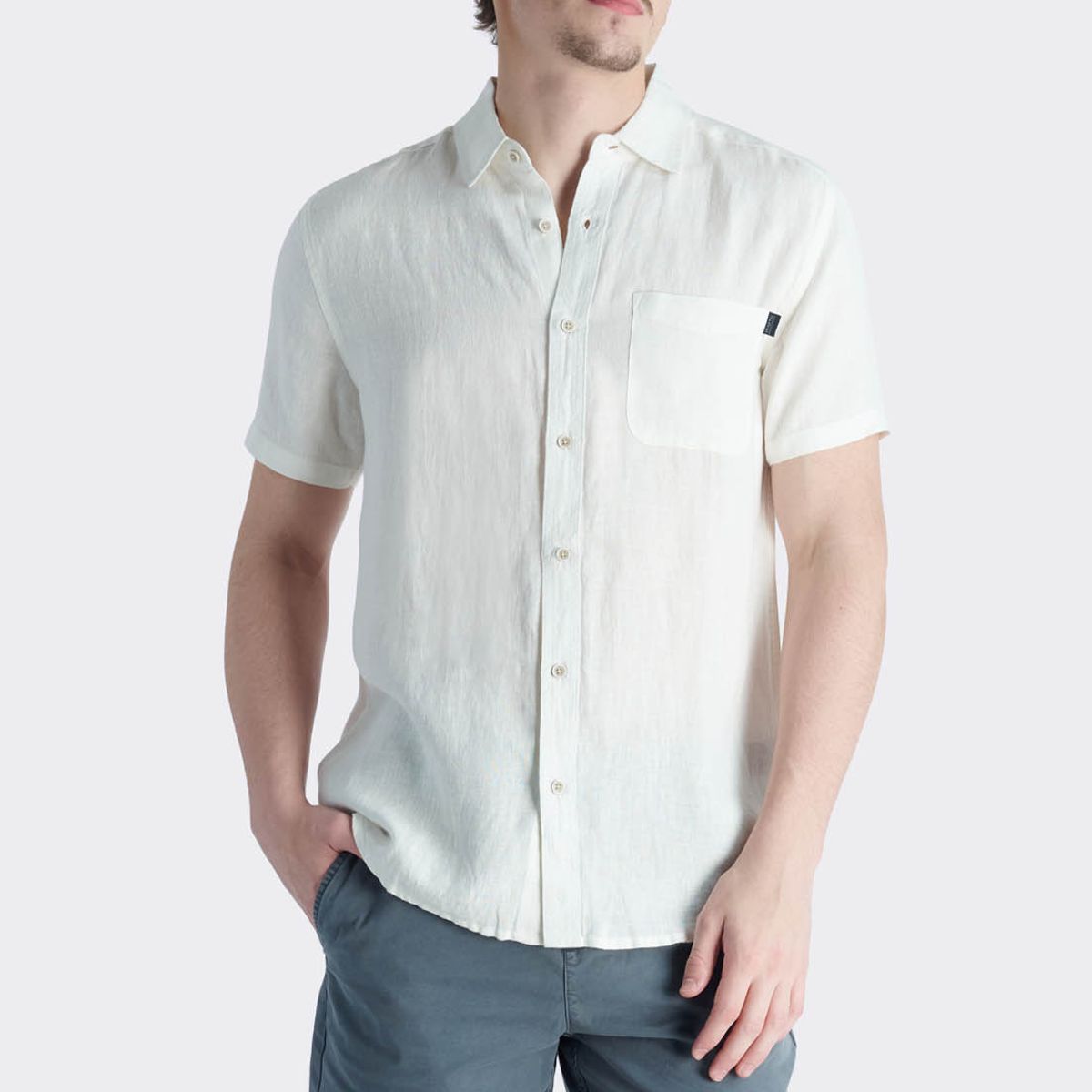 NIMTU - Camisa Taro Casual Blanco Nimtu
