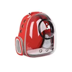 GENERICO - Mochila Transportadora Para Mascotas Rojo
