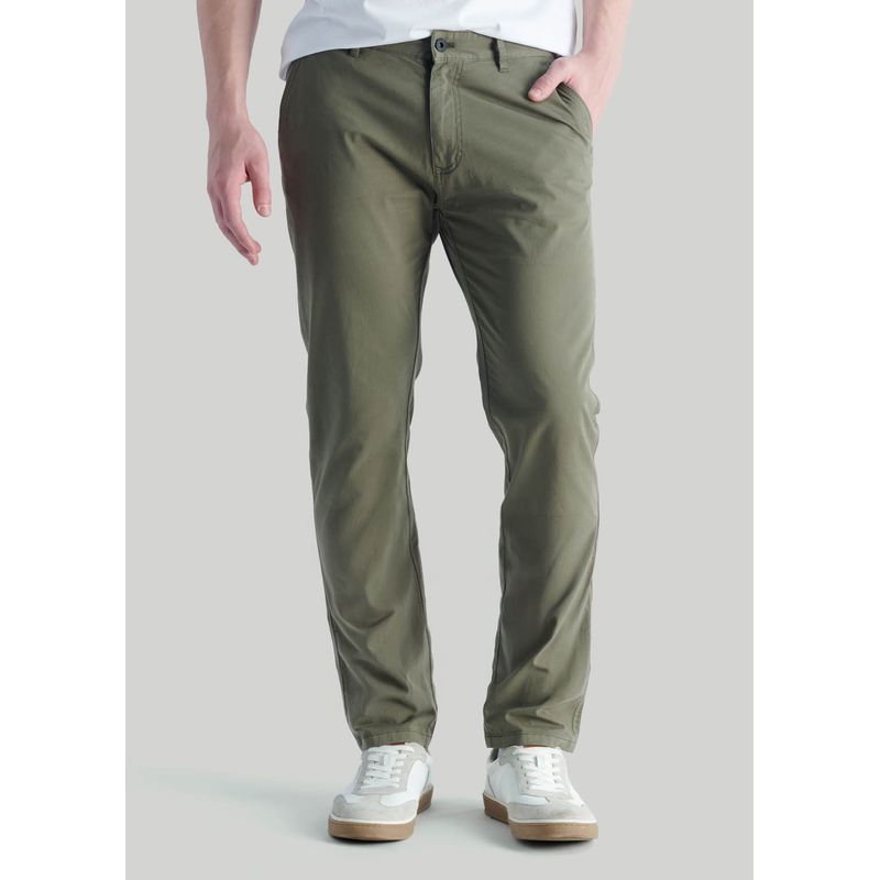 NIMTU - Pantalón Choshuenco Casual Verde Nimtu