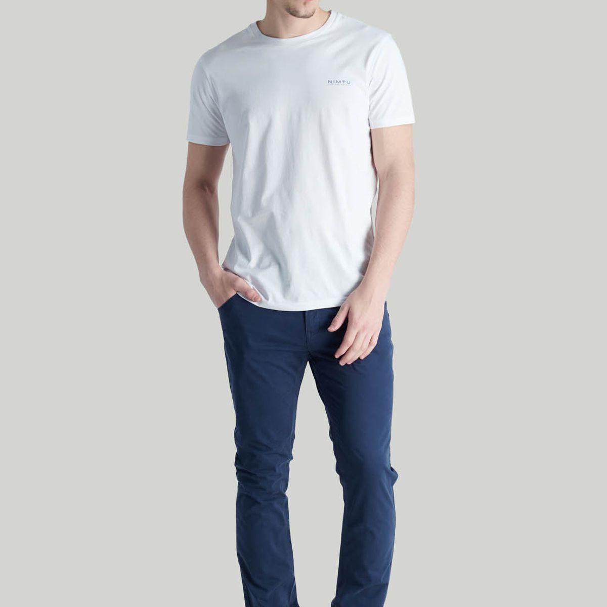 NIMTU - Pantalón Maqui Casual Azul Nimtu