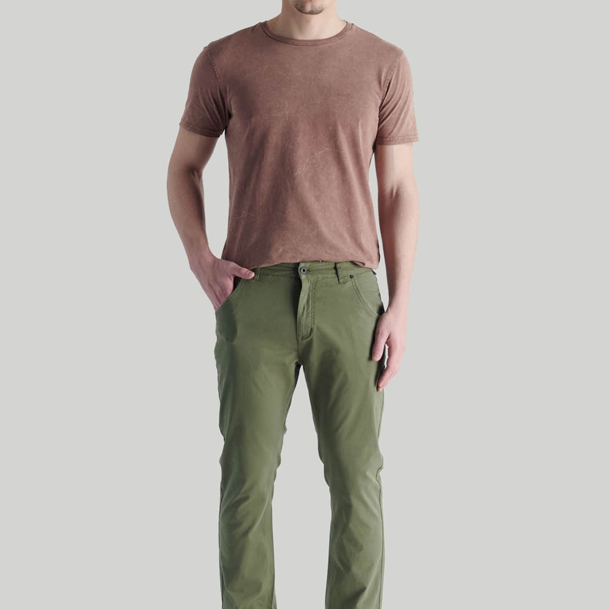 NIMTU - Pantalón Maqui Casual Verde Nimtu