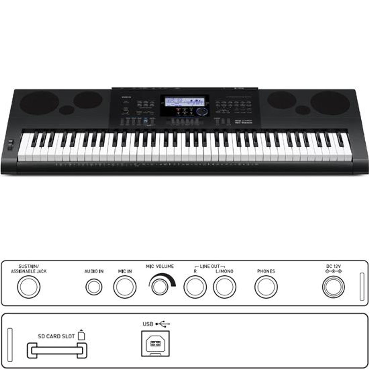 CASIO - Teclado Arranger Casio WK-6600 - 76 Teclas