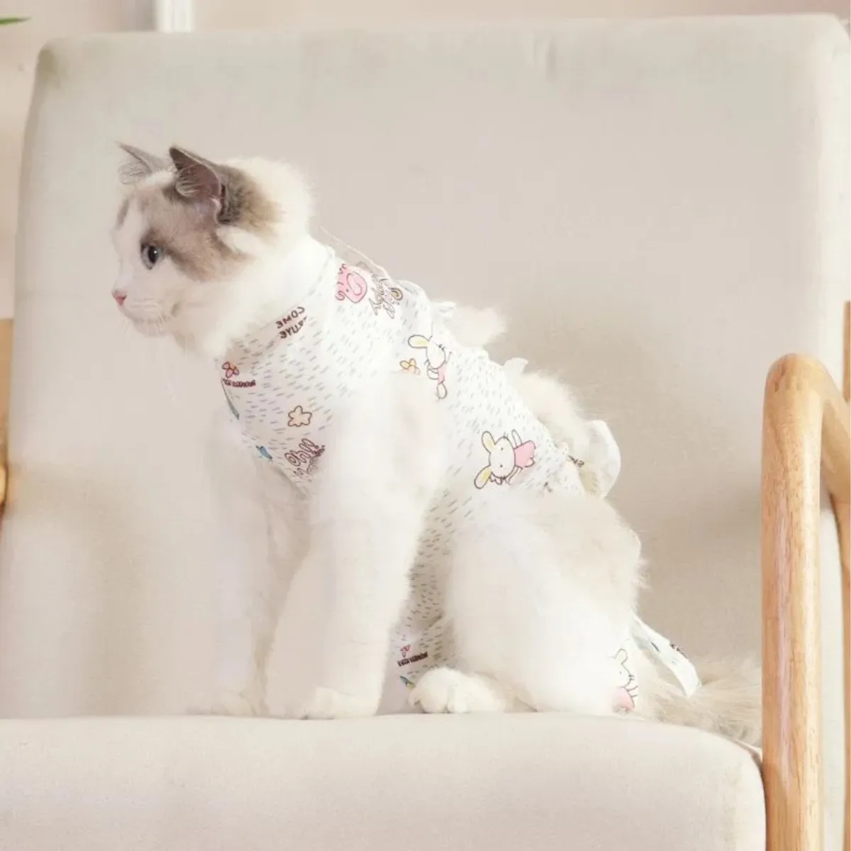 GENERICO - Fajas Post Operatorias Para Gata Perra Ropa Chaleco L