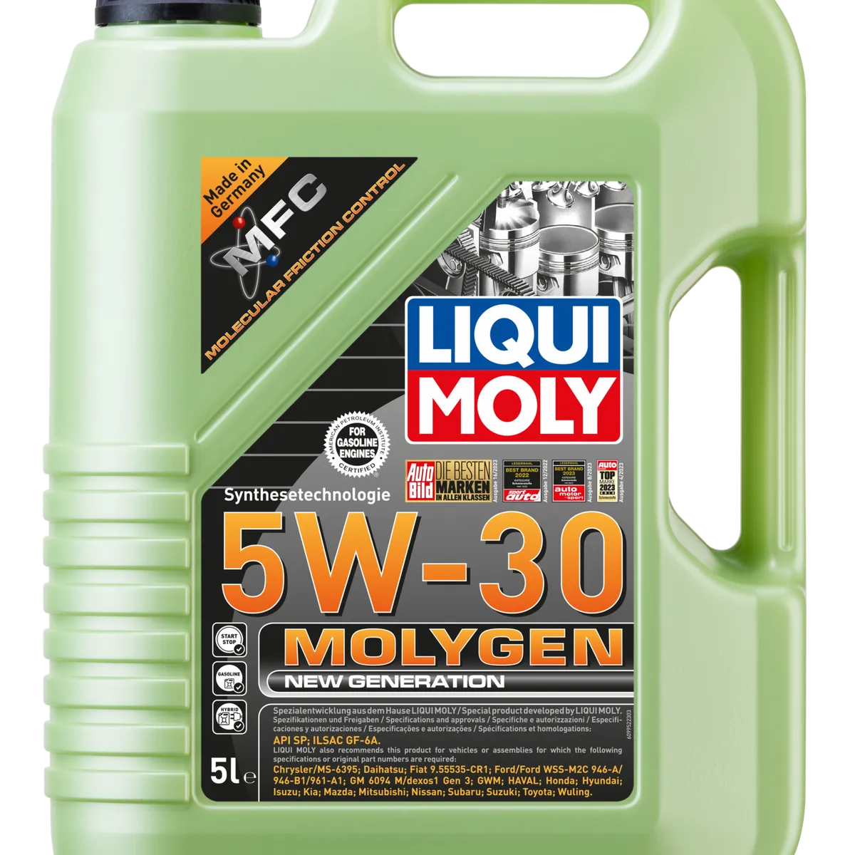 LIQUI MOLY - Aceite Liqui Moly Molygen 5W-30 5 lt