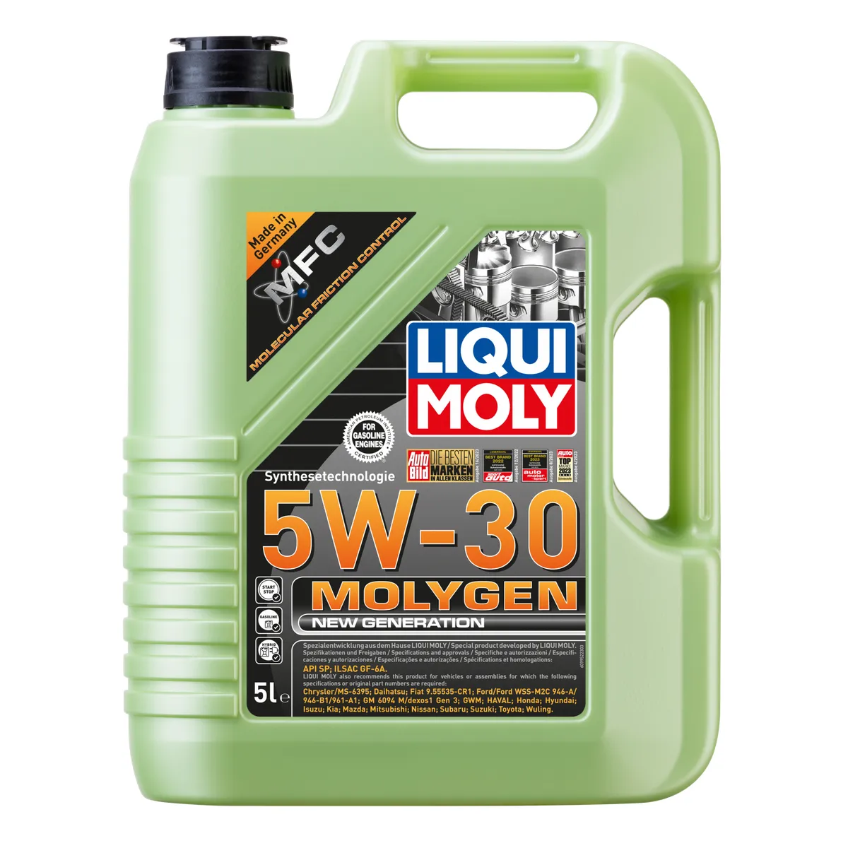 LIQUI MOLY - Aceite Liqui Moly Molygen 5W-30 5 lt