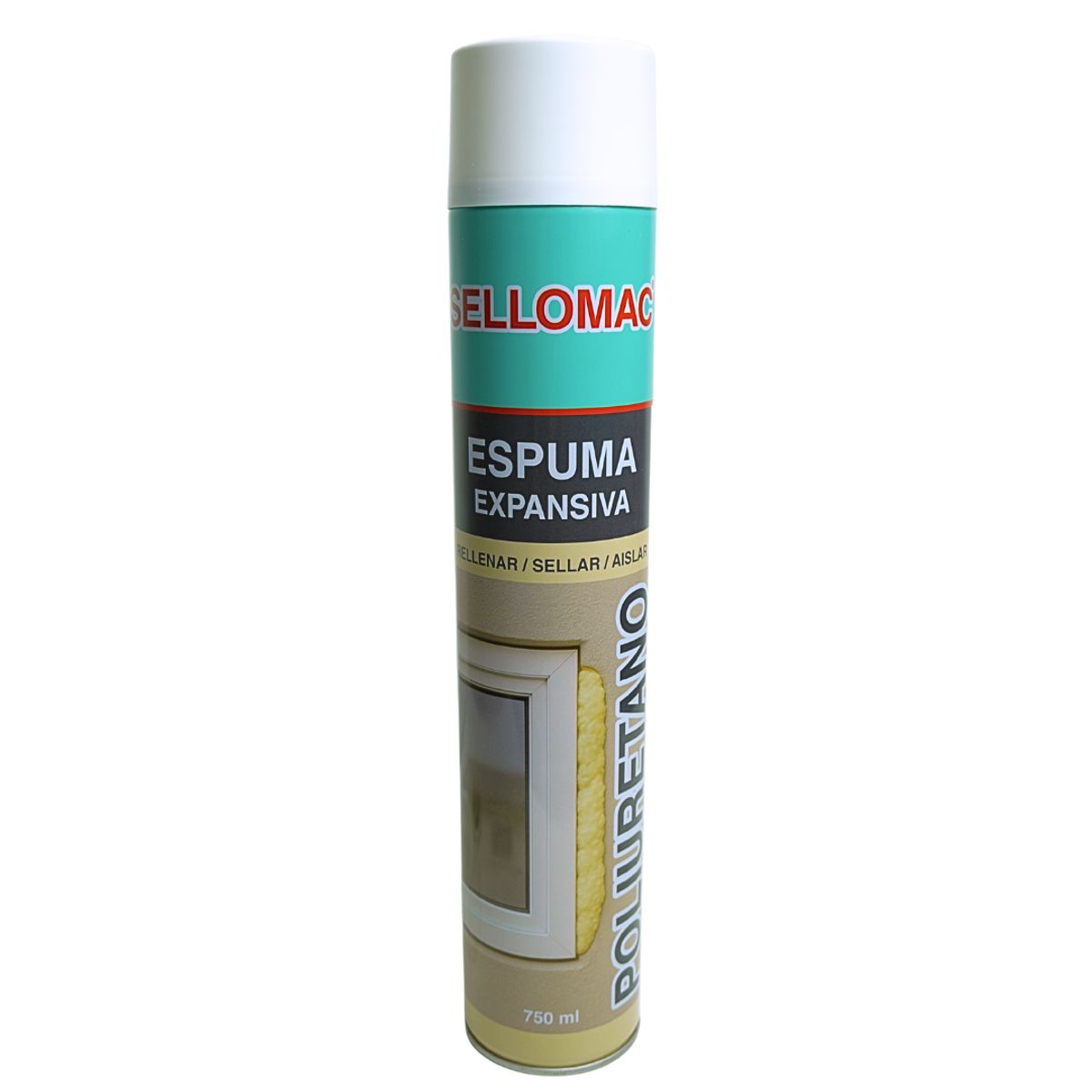 GENERICO - Espuma Poliuretano Expansiva SELLOMAC 750ml