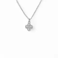 AMBAR JOYERIA - Cadena Mini Clover Blanco