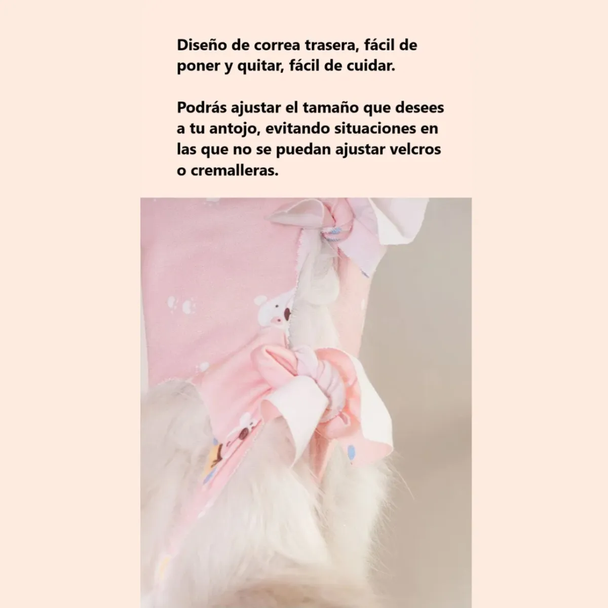 GENERICO - Fajas Post Operatorias Para Gata Perra Ropa Chaleco M
