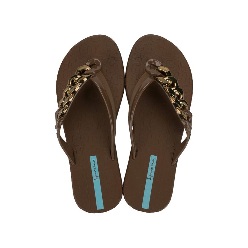 IPANEMA - Sandalia Mujer Café/Bronce Metal Glam Ipanema
