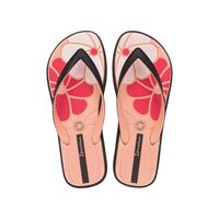 Sandalia Mujer Negro/Rosa Classic Comfy