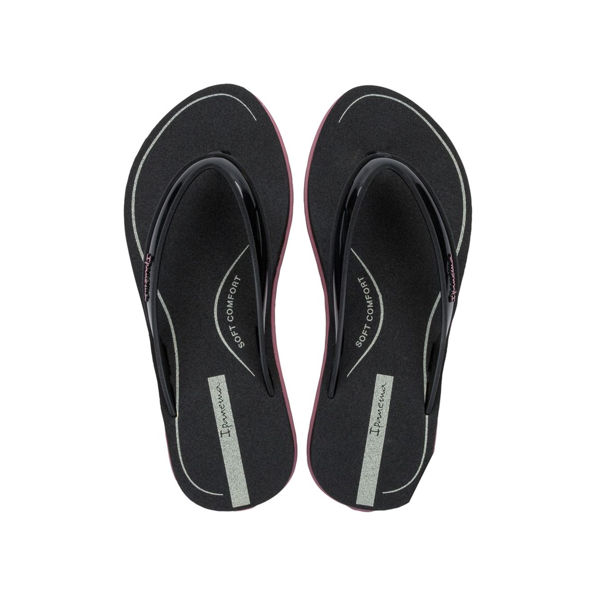 IPANEMA - Sandalia Mujer Negro/Lila Rio Ipanema