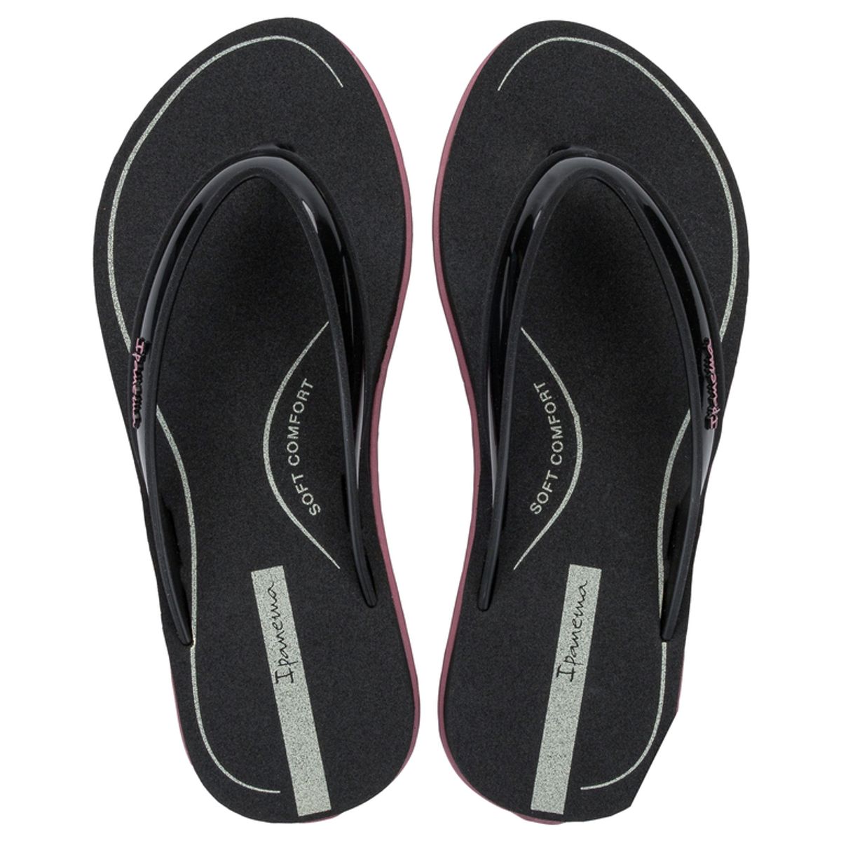 IPANEMA - Sandalia Mujer Negro/Lila Rio Ipanema