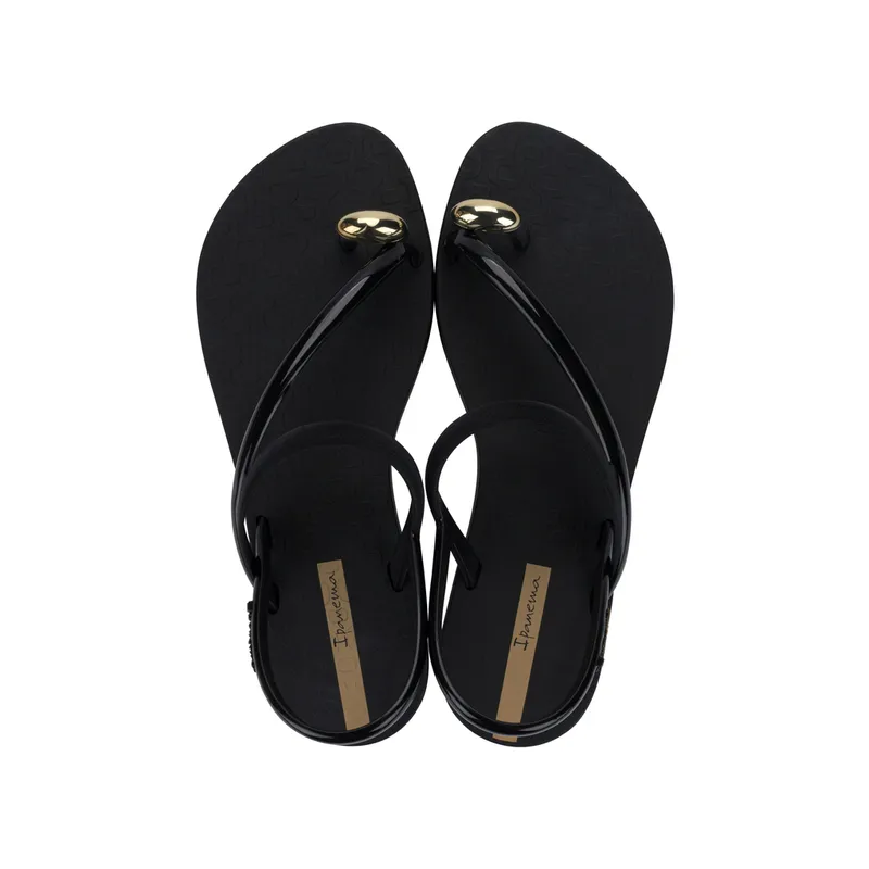 IPANEMA - Sandalia Mujer Negro Glam Ring Ipanema