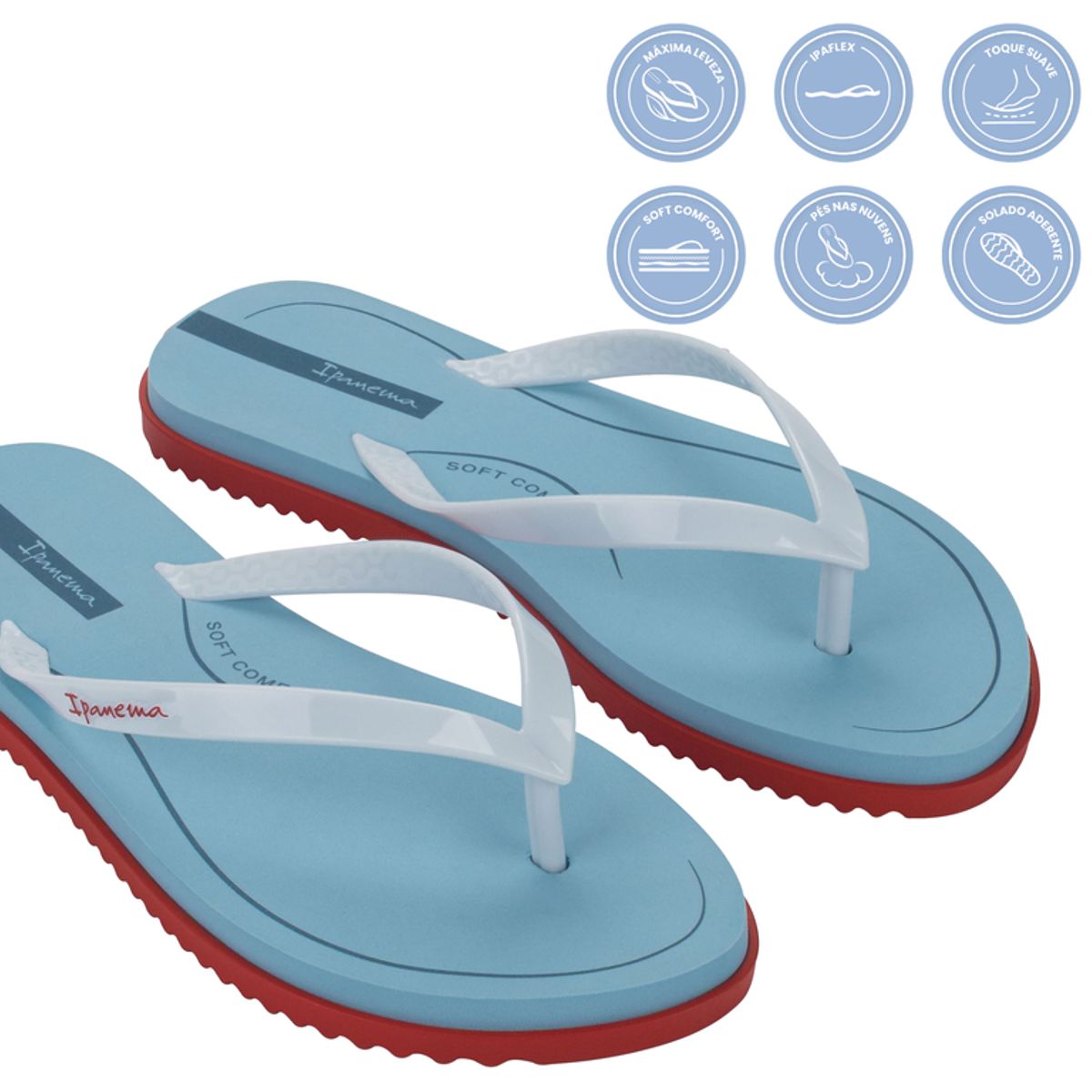 IPANEMA - Sandalia Mujer Azul/Blanco Rio Ipanema