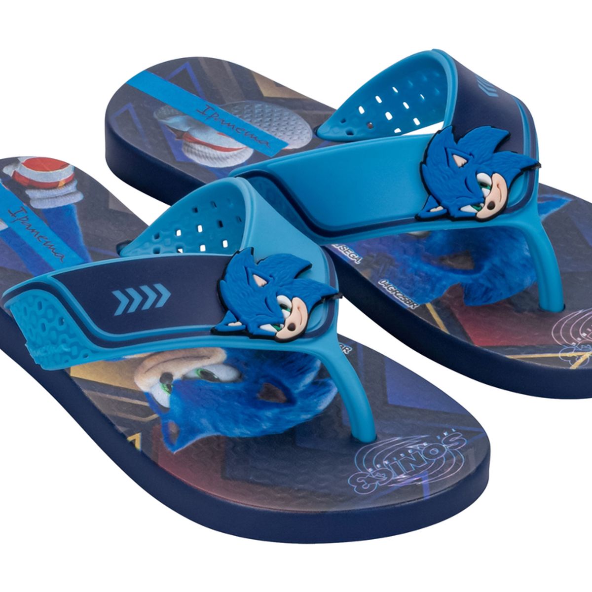 IPANEMA - Sandalia Infantil Azul Sonic SpeedRun Ipanema