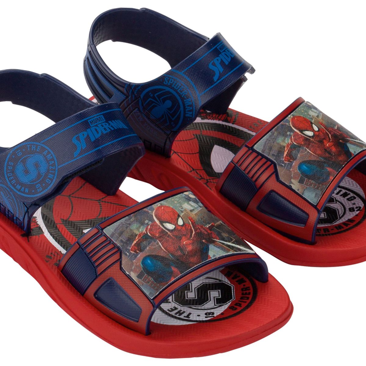 IPANEMA - Sandalia Infantil Rojo/Azul Marvel Team Ipanema