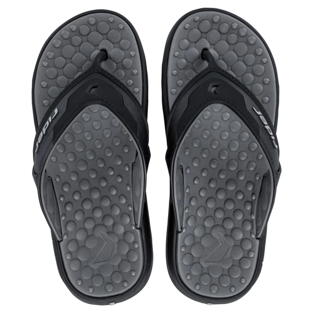 RIDER - Sandalia Hombre Negro Soft Plus Rider